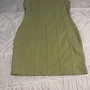 Elegant Olive Green Women's Dress